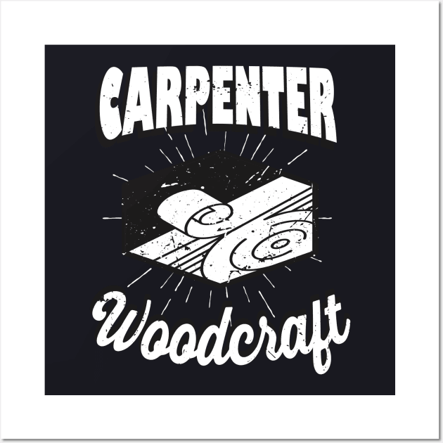 Carpenter Woodcraft Splint Wall Art by Foxxy Merch